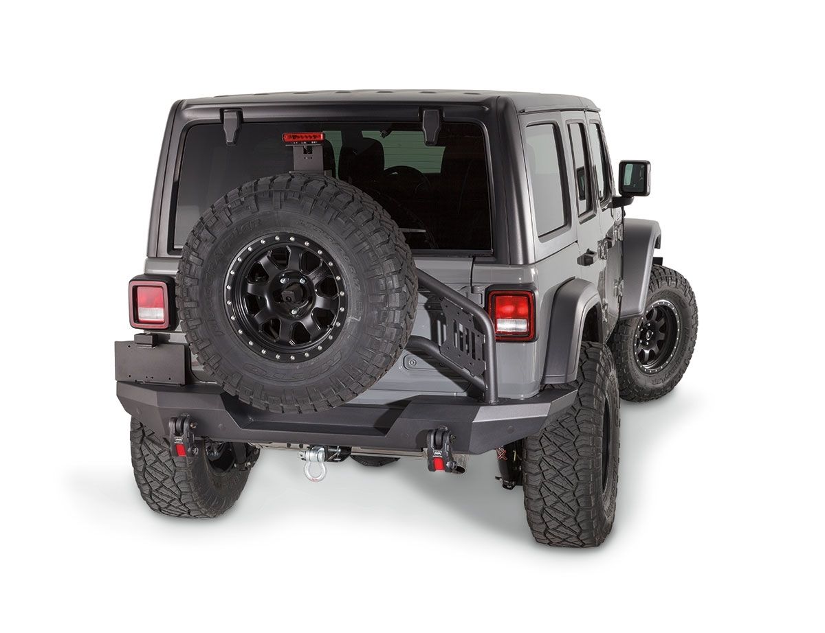 Warn Industries Elite Rear Bumper with Support for Tire Carrier for Jeep JL