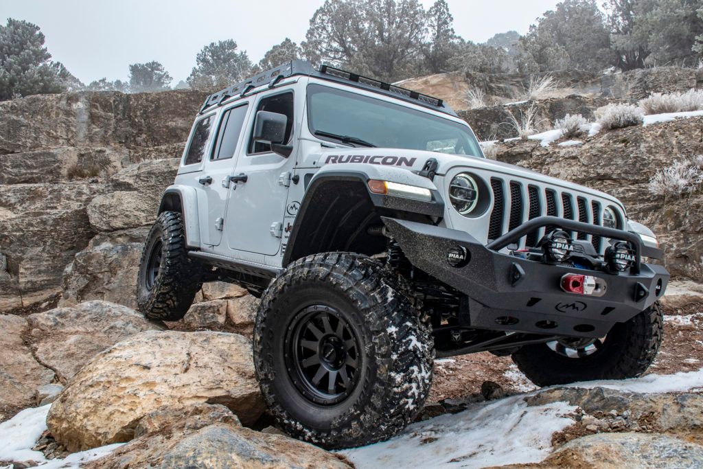 Expedition One Trail Series 2 Full Width Front Bumper for Jeep JL/JT/JK