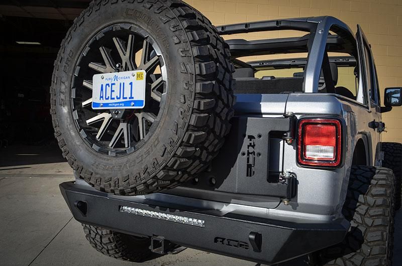 ACE Engineering & Fab Stand Alone Tire Carrier for Jeep JL