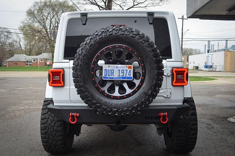 ACE Engineering & Fab Spare Tire Plate Relocate for Jeep JL