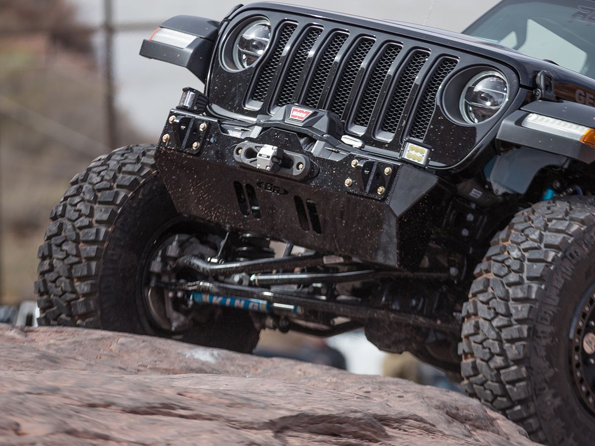 GenRight Offroad Stubby Front Bumper - Aluminum for Jeep JL/JT