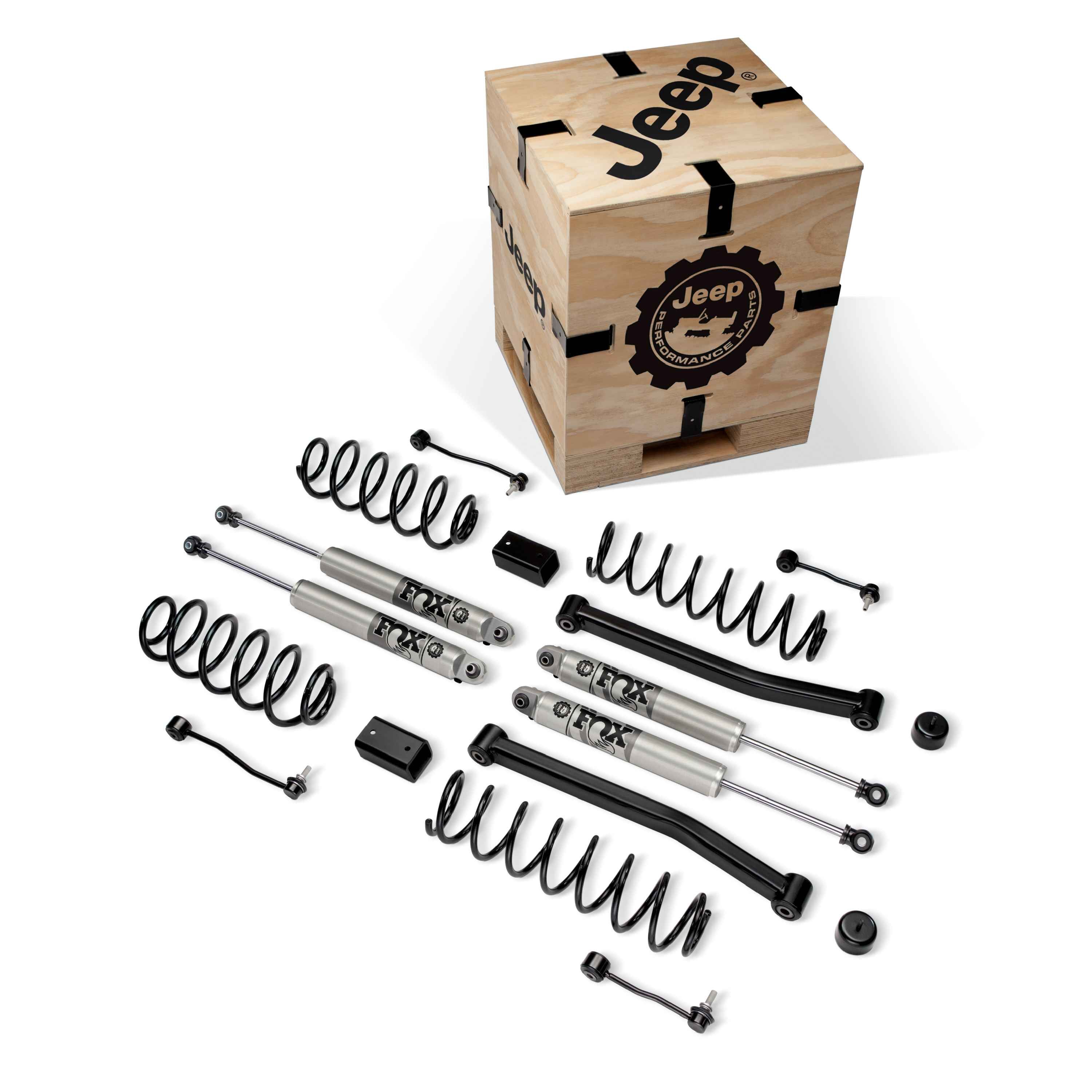 Mopar 2" Lift Kit with Fox Shocks for Jeep JLU 3.6L