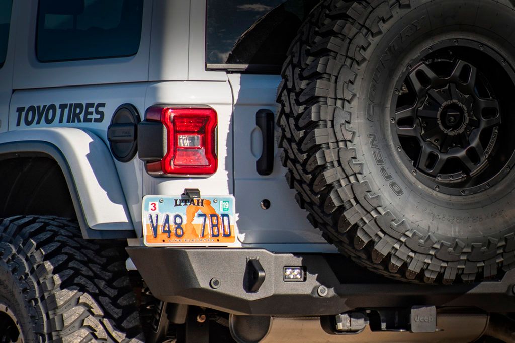 Expedition One License Plate Relocation Mount